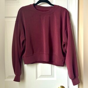 Lululemon Softstreme Sweatshirt in Merlot